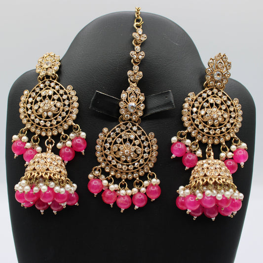 Earrings and Tikka set